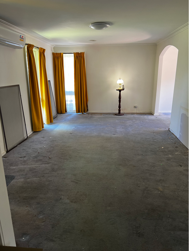 Lounge decluttered compassionate home clearing